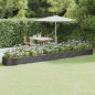 vidaXL Jardinera arriate acero recubierto polvo antracita 544x100x36cm