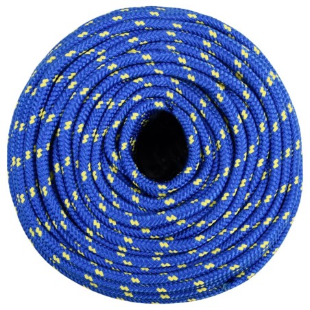 vidaXL Cuerda de barco polipropileno azul 6 mm 50 m