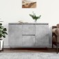 vidaXL Aparador de madera de ingeniería gris hormigón 104x35x70 cm vidaXL Aparador de madera de ingeniería gris hormigón 104x35x70 cm