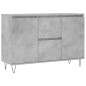 vidaXL Aparador de madera de ingeniería gris hormigón 104x35x70 cm vidaXL Aparador de madera de ingeniería gris hormigón 104x35x70 cm