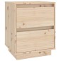 vidaXL Mesita de noche madera maciza de pino 40x35x50 cm vidaXL Mesita de noche madera maciza de pino 40x35x50 cm