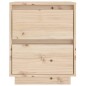 vidaXL Mesita de noche madera maciza de pino 40x35x50 cm vidaXL Mesita de noche madera maciza de pino 40x35x50 cm