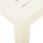 vidaXL Mesa de jardín de plástico blanca 79x65x72 cm vidaXL Mesa de jardín de plástico blanca 79x65x72 cm