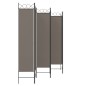 vidaXL Biombo divisor de 6 paneles de tela gris antracita 240x200 cm
