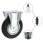 vidaXL Ruedas fijas 4 unidades 200 mm 