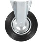 vidaXL Ruedas fijas 4 unidades 200 mm 