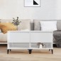 vidaXL Mesas auxiliares 2 uds contrachapada blanco brillo 50x46x50 cm vidaXL Mesas auxiliares 2 uds contrachapada blanco brillo 50x46x50 cm