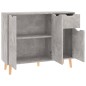 vidaXL Aparador de madera de ingeniería gris hormigón 90x30x72 cm vidaXL Aparador de madera de ingeniería gris hormigón 90x30x72 cm