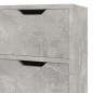vidaXL Aparador de madera de ingeniería gris hormigón 90x30x72 cm vidaXL Aparador de madera de ingeniería gris hormigón 90x30x72 cm