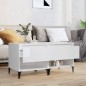 vidaXL Mesas auxiliares 2 uds contrachapada blanco brillo 50x46x50 cm vidaXL Mesas auxiliares 2 uds contrachapada blanco brillo 50x46x50 cm