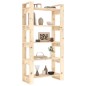 vidaXL Estantería/divisor de espacios madera maciza 80x35x160 cm vidaXL Estantería/divisor de espacios madera maciza 80x35x160 cm
