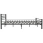 vidaXL Estructura de cama de acero negro 200x200 cm vidaXL Estructura de cama de acero negro 200x200 cm