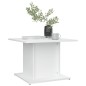vidaXL Mesa de centro madera de ingeniería blanca 55,5x55,5x40 cm vidaXL Mesa de centro madera de ingeniería blanca 55,5x55,5x40 cm