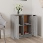 vidaXL Aparadores 2 uds madera contrachapada gris Sonoma 30x30x70 cm
