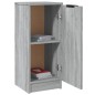 vidaXL Aparadores 2 uds madera contrachapada gris Sonoma 30x30x70 cm