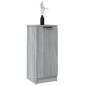 vidaXL Aparadores 2 uds madera contrachapada gris Sonoma 30x30x70 cm