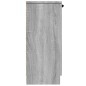 vidaXL Aparadores 2 uds madera contrachapada gris Sonoma 30x30x70 cm