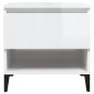 vidaXL Mesas auxiliares 2 uds contrachapada blanco brillo 50x46x50 cm vidaXL Mesas auxiliares 2 uds contrachapada blanco brillo 50x46x50 cm