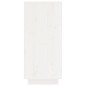 vidaXL Aparador de madera maciza de pino blanco 60x34x75 cm vidaXL Aparador de madera maciza de pino blanco 60x34x75 cm