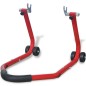 vidaXL caballete trasero para motocicleta color rojo vidaXL caballete trasero para motocicleta color rojo