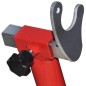 vidaXL caballete trasero para motocicleta color rojo vidaXL caballete trasero para motocicleta color rojo