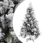 vidaXL Árbol de Navidad con nieve flocada y piñas PVC y PE 195 cm vidaXL Árbol de Navidad con nieve flocada y piñas PVC y PE 195 cm