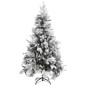 vidaXL Árbol de Navidad con nieve flocada y piñas PVC y PE 195 cm vidaXL Árbol de Navidad con nieve flocada y piñas PVC y PE 195 cm