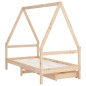 vidaXL Estructura de cama infantil con cajones madera de pino 80x160cm vidaXL Estructura de cama infantil con cajones madera de pino 80x160cm