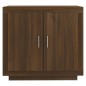 vidaXL Aparador de madera contrachapada roble marrón 80x40x75 cm vidaXL Aparador de madera contrachapada roble marrón 80x40x75 cm