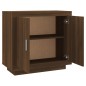 vidaXL Aparador de madera contrachapada roble marrón 80x40x75 cm vidaXL Aparador de madera contrachapada roble marrón 80x40x75 cm