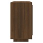 vidaXL Aparador de madera contrachapada roble marrón 80x40x75 cm vidaXL Aparador de madera contrachapada roble marrón 80x40x75 cm