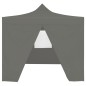 vidaXL Carpa plegable profesional 4 paredes acero gris antracita 2x2 m