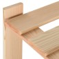 vidaXL Estantería de 3 niveles madera pino maciza 60x28,5x90 cm vidaXL Estantería de 3 niveles madera pino maciza 60x28,5x90 cm