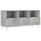 vidaXL Mueble de TV madera de ingeniería gris hormigón 102x36x50 cm vidaXL Mueble de TV madera de ingeniería gris hormigón 102x36x50 cm