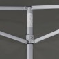 vidaXL Carpa plegable profesional 4 paredes acero gris antracita 2x2 m