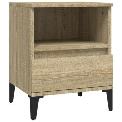 vidaXL Mesita de noche roble Sonoma 40x35x50 cm