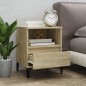 vidaXL Mesita de noche roble Sonoma 40x35x50 cm vidaXL Mesita de noche roble Sonoma 40x35x50 cm