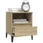 vidaXL Mesita de noche roble Sonoma 40x35x50 cm vidaXL Mesita de noche roble Sonoma 40x35x50 cm
