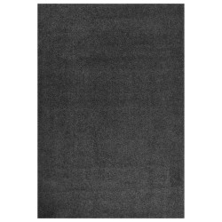 vidaXL Alfombra de pelo largo gris antracita 160x230 cm