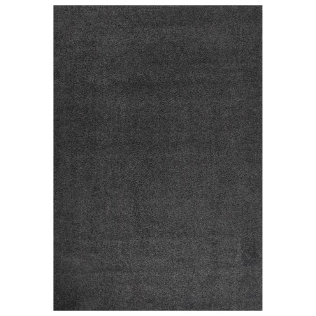 vidaXL Alfombra de pelo largo gris antracita 160x230 cm