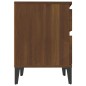 vidaXL Mesita de noche roble marrón 40x35x50 cm vidaXL Mesita de noche roble marrón 40x35x50 cm