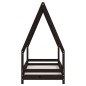 vidaXL Estructura de cama para niños madera de pino negro 70x140 cm vidaXL Estructura de cama para niños madera de pino negro 70x140 cm