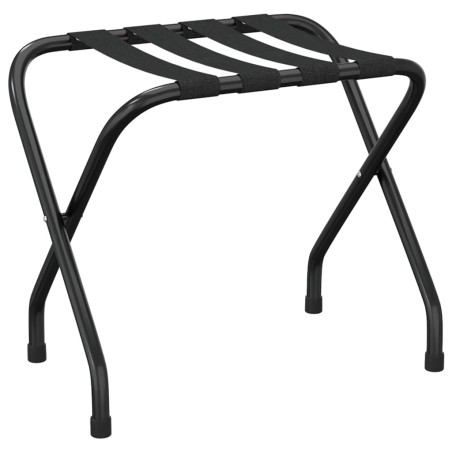 vidaXL Soporte para maletas negro 56x40x49 cm