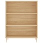 vidaXL Estantería madera de ingeniería roble Sonoma 69,5x32,5x90 cm vidaXL Estantería madera de ingeniería roble Sonoma 69,5x32,5x90 cm