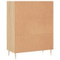 vidaXL Estantería madera de ingeniería roble Sonoma 69,5x32,5x90 cm vidaXL Estantería madera de ingeniería roble Sonoma 69,5x32,5x90 cm