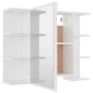 vidaXL Juego de muebles de baño 3 pzas madera de ingeniería blanco