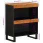 vidaXL Armario auxiliar madera maciza de acacia 60x33x75 cm vidaXL Armario auxiliar madera maciza de acacia 60x33x75 cm