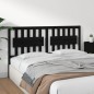 vidaXL Cabecero de cama madera maciza de pino negro 165,5x4x100 cm vidaXL Cabecero de cama madera maciza de pino negro 165,5x4x100 cm