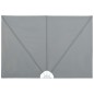 vidaXL Toldo lateral plegable terraza gris 400x200 cm vidaXL Toldo lateral plegable terraza gris 400x200 cm