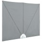 vidaXL Toldo lateral plegable terraza gris 400x200 cm vidaXL Toldo lateral plegable terraza gris 400x200 cm